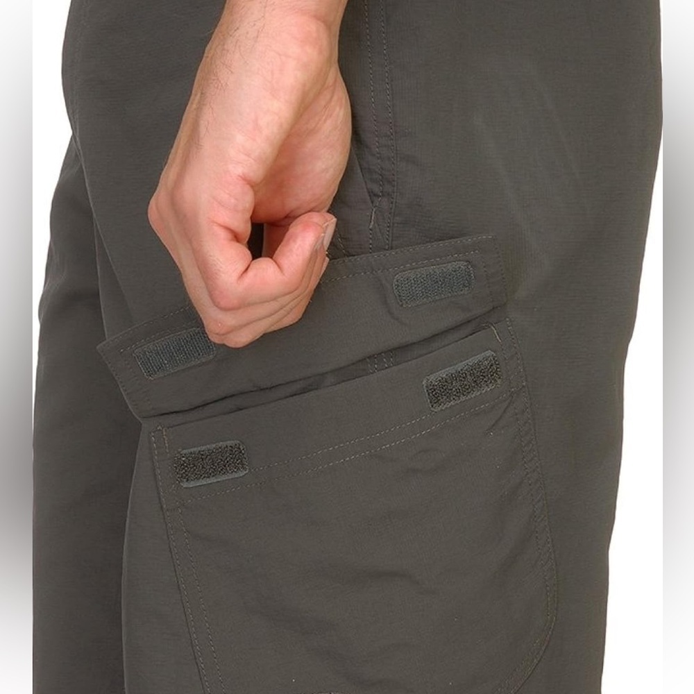 The North Face Nylon Cargo Shorts Olive Green Utility Hiking Outdoor - Picture 14 of 16